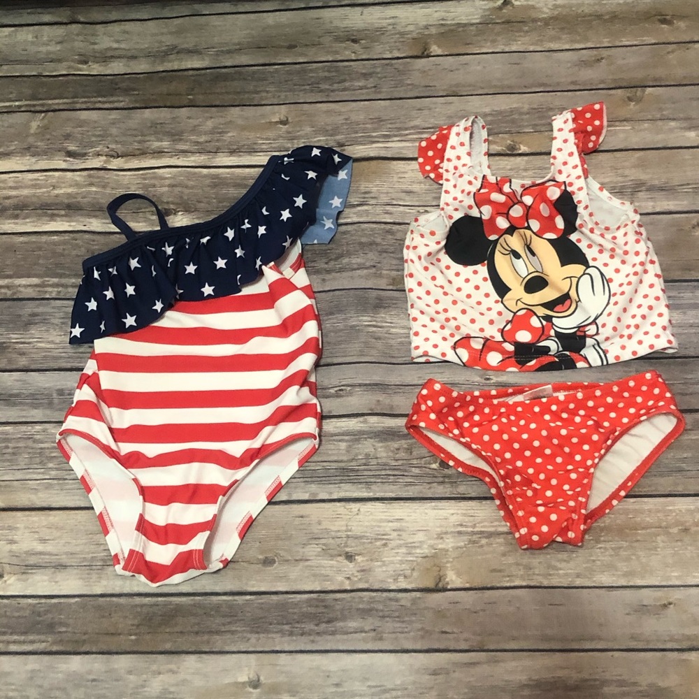 2 size 3t swim suits